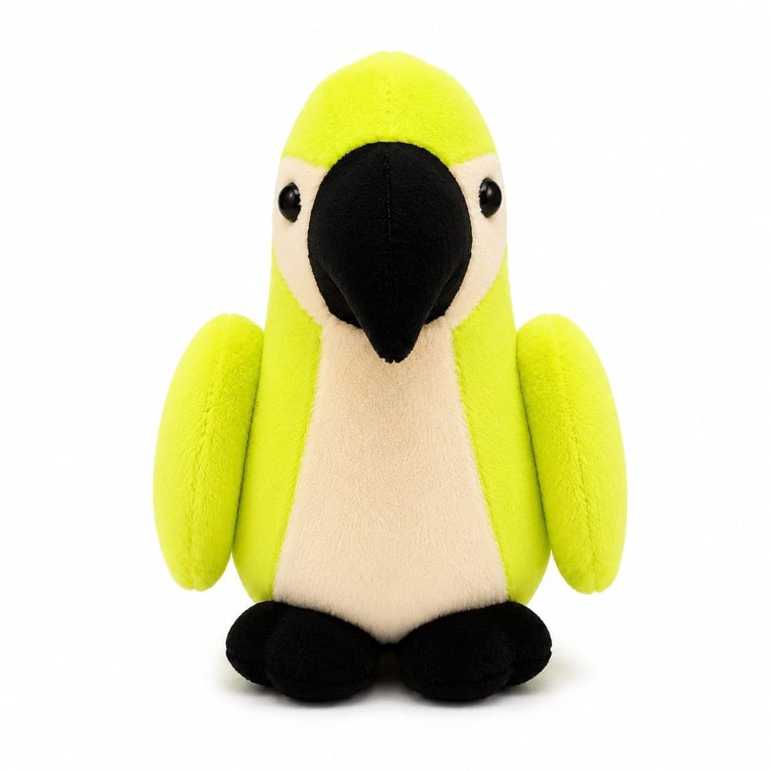 Lime Green Tropical Bird Plush