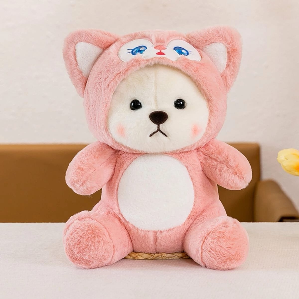 HOODIE - BEAR - 30 CM Pitch Rabbit fur