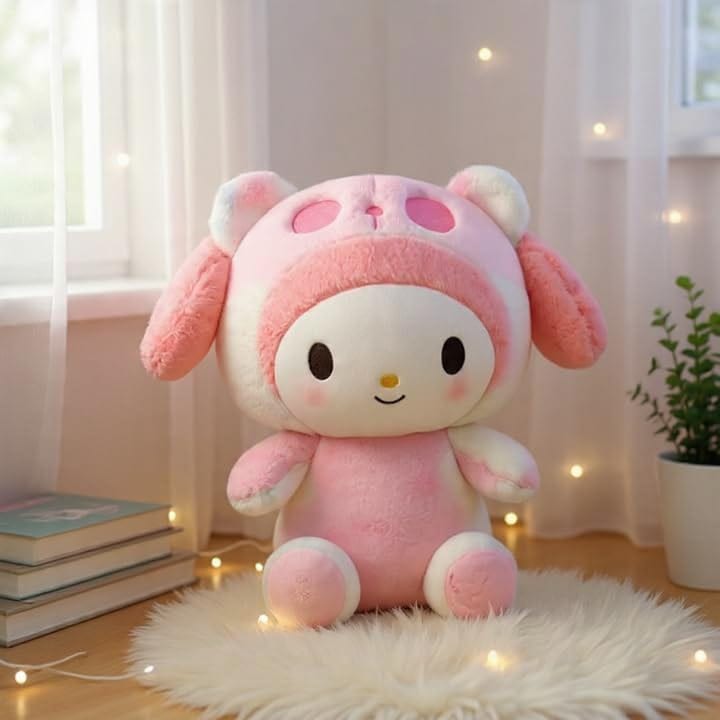 KIOMI DOLL - RAINBOW - FUR - 30 CM Multi - Rainbow Imported E.F