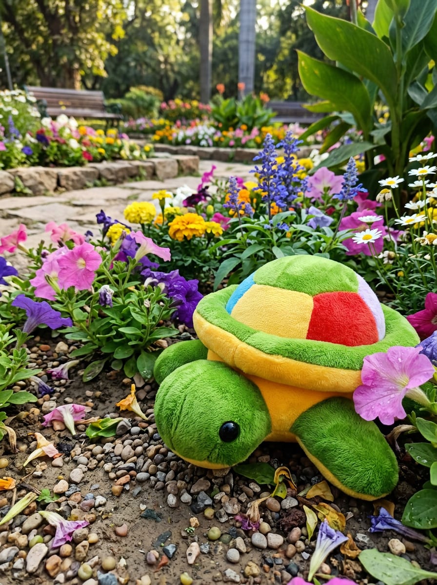 MULTI - TORTOISE - 30 CM Multi - Green Imported E.F