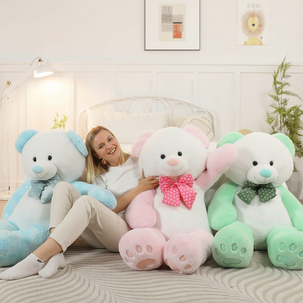 3FT - LOVE PANDA TEDDY + MIX - 90 CM Mix - Color Rabbit - Fur